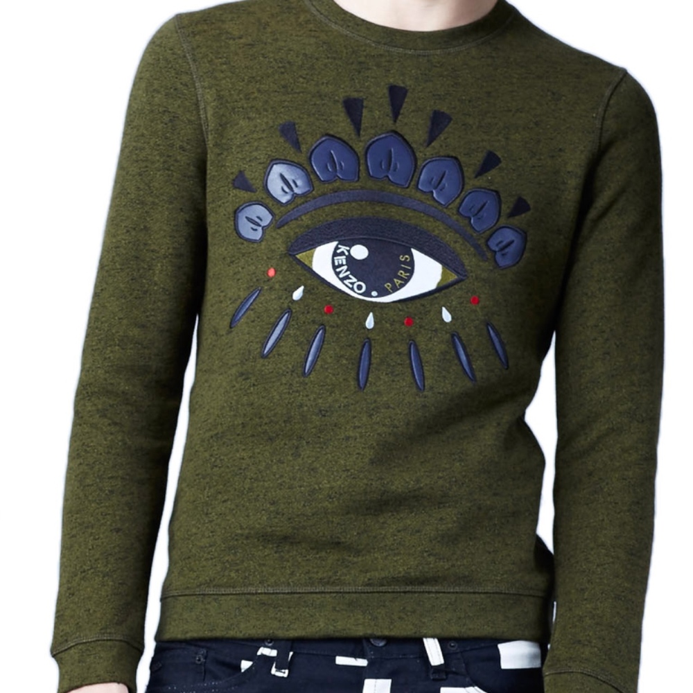 Kenzo Embroidered eye sweatshirt small